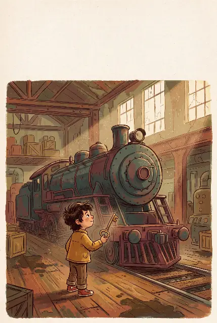 Couverture : Sacha & la locomotive oubliée