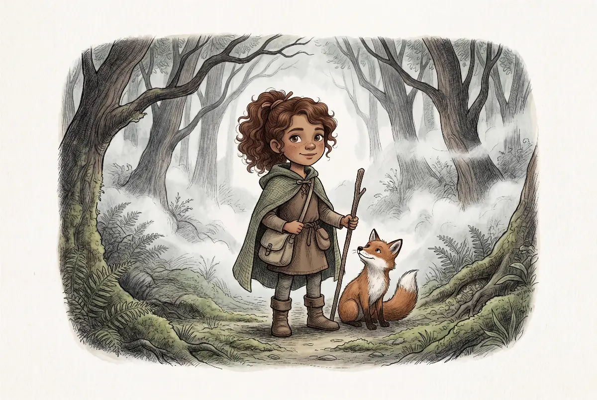 Elian le rôdeur — Encre & crayon